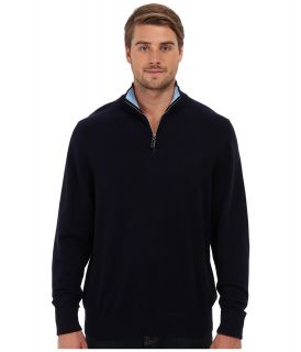TailorByrd Royce Qtr Zip Sweater Mens Sweater (Navy)
