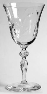 Glastonbury   Lotus Serenity Water Goblet   Stem 87, Cut 37