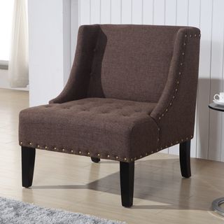 Kantoi Elegant Luxury Brown Accent Chair