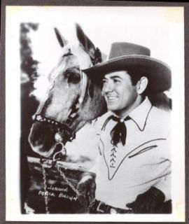 Western actor Johnnie Mack Brown fan club snapshot 50s Entertainment Collectibles