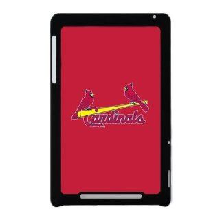 PC Beauty St. Louis Cardinals Team Logo MLB Black Print Hard Android Tablet Cover Case for Google Nexus 7 Cell Phones & Accessories