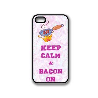 Cluttered Ribbon Bacon On iPhone 4 Case   Fits iPhone 4 & iPhone 4S Cell Phones & Accessories