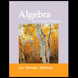 Algebra for College Students (Looseleaf)
