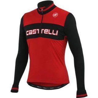 Castelli Fausto Wool Long Sleeve Jersey   Men's  Cycling Jerseys  Sports & Outdoors