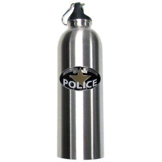 Siskiyou Gifts Police Steel Water Bottle Kitchen & Dining