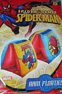 Marvel Spider man Arm Floaties MARVEL SPIDERMAN INFLATABLE ARM POOL FLOATIES AGES 3 & UP Toys & Games
