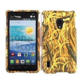 LG Lucid 2 VS870 Camo Grass Case Cover Snap Hard Housing Protector New Faceplate Cell Phones & Accessories