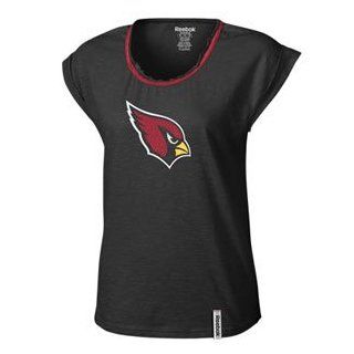 Arizona Cardinals Ladies / Womens Ramp Up Rhinestone T Shirt (XX Large)  Sports Fan T Shirts  Sports & Outdoors