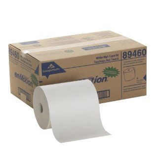 Georgia Pacific enMotion 894 60 800' Length x 10" Width, White High Capacity Touchless Roll Towel (Roll of 6) Paper Towels