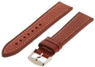 Hadley Roma Men's MSM894RR 200 20 mm Honey Genuine Leather Watch Strap Watches