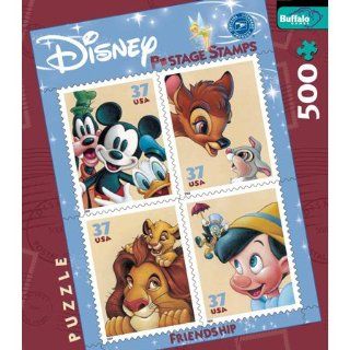 Art of Disney   Friendship Postage Stamp Jigsaw Puzzle 500pc Toys & Games