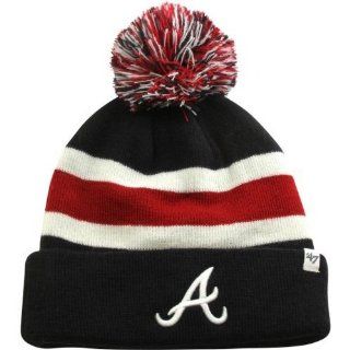 Atlanta Braves Beanie '47 Brand Cuff Knit Hat  Sports Fan Beanies  Sports & Outdoors