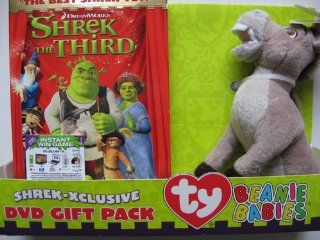 Shrek the Third Shrek xclusive DVD Gift Pack TY Beanie Babies Movies & TV