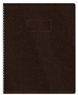 Blueline EcoLogix Wirebound Notebook, Brown, 8.875 x 7.125 Inches, 160 Pages (A9SE.BRW) 