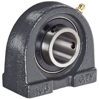 Hub City TPB250CTWX1 7/16 Tapped Base Pillow Block Mounted Bearing, Normal Duty, Relube, Setscrew Locking Collar, Wide Inner Race, Composite Housing, Stainless Insert, 1 7/16" Bore, 1.95" Length Through Bore, 3.25" Mounting Hole Spacing, 1.8
