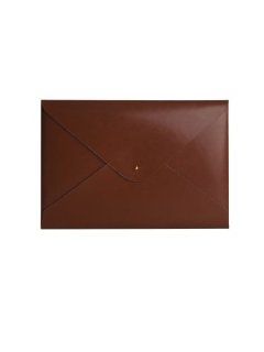 Paperthinks 9 x 13 Inches Shiny Tan Recycled Leather File Folder (PT00946)  Colored File Folders 