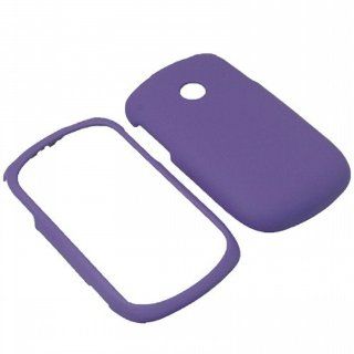 BW Hard Shield Shell Cover Snap On Case for Tracfone, Net 10 LG 800G  Purple Cell Phones & Accessories