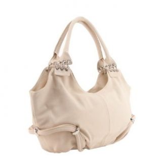 Jacky&Celine J 901 2 Beige008 Soft Beige Vegan Hobo Shoulder Bag Handbags Shoes