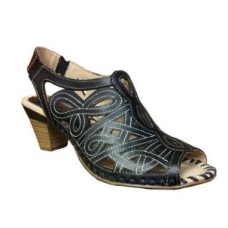 Pikolinos Womens Paris 880 9591 Black Sandals 36 (US Women's 5.5 6) B   Medium Pumps Shoes Shoes