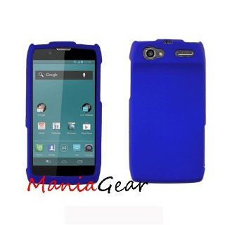 [ManiaGear] Blue Rubberized Shield Hard Case for Motorola XT881 ELECTRIFY 2 (U.S Cellular) Cell Phones & Accessories