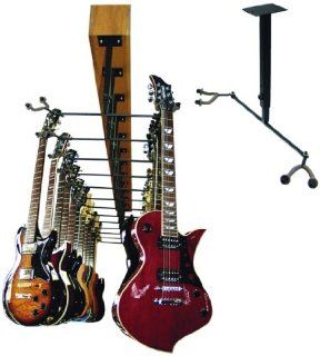 Adjustable Guitar Hanger Twin Ceiling Mount Musical Instruments