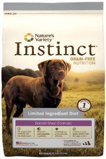 Instinct Grain Free Limited Ingredient Diet Rabbit Meal Dry Dog Food, 25.3 lb bag  Dry Pet Food 