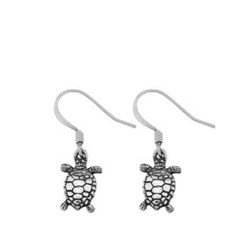 Sea Turtle Mini Wire Earrings Dangle Earrings Jewelry