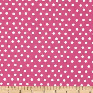 44'' Wide Moda Welcome To Bear Country Dot Pink Fabric By The Yard