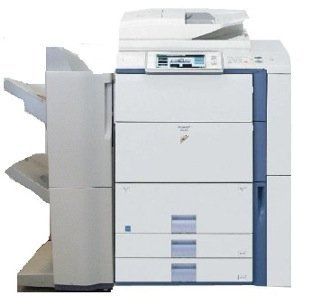 Sharp MX 5500N   Multifunction Printer / Copier / Scanner / Fax with Finisher  Fax Machines  Electronics