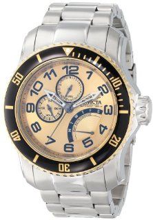 Invicta Men's 15337 Pro Diver Gold Dial Stainless Steel Watch Invicta Watches