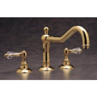Rohl A1414LCIB Country Bath Roman Tub Faucet with Swarovski Crystal Lever Handles, Inca Brass   Bathtub Faucets  