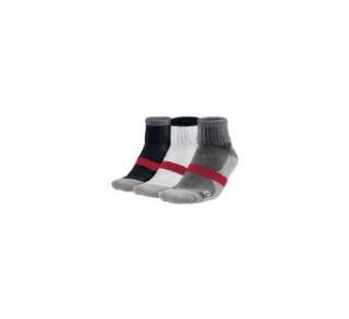 Nike Air Jordan Tipped Low Quarter Ankle Socks Multi Color 3 Pair Pack 483245 909 Size Medium (6 8) Clothing