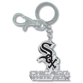 MLB Chicago White Sox Silvertone Zamac Keychain  Sports Fan Wallets  Sports & Outdoors