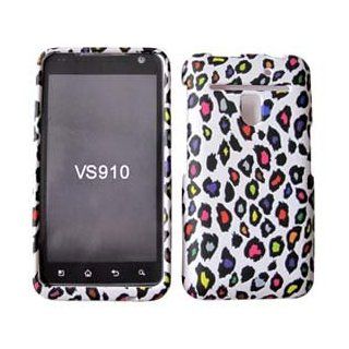 Verizon Lg Revolution Vs910 Accessory   Color Leopard Designer Protective Hard Case Cover Cell Phones & Accessories