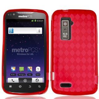 [K@K] PREMIUM ZTE N910/ANTHEM 4G CRYSTAL SKIN RED Cell Phones & Accessories