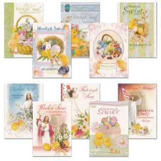 Easter Cards   Mixed Set of 10  Birthday Greeting Cards 