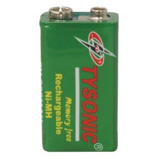 BATTERY,NiMH,9V SIZE,8.4 VOLTS,200mAhRECHARGEABLE,SNAP TERMINALS