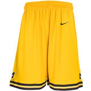 Nike Michigan Wolverines Maize Replica Basketball Shorts  Sports Fan Shorts  Sports & Outdoors