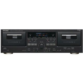 Teac W 890R B Double Auto reverse Cassette Deck (Black) Electronics