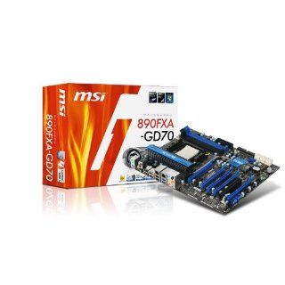 MSI AM3 USB 3.0 + SATA 6Gb/s AMD 890FX Chipset Motherboard 890FXA GD70 Computers & Accessories