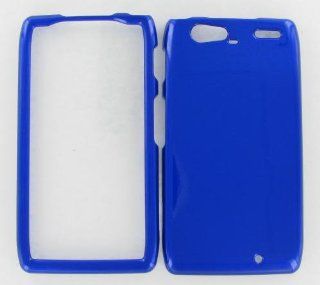 Motorola XT913 (Droid Razr Maxx) Blue Protective Case Cell Phones & Accessories