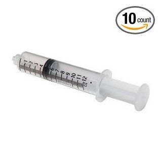 Syringe 12cc Luer Lock (Pack of 10) Science Lab Syringes