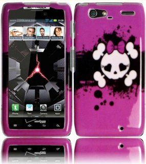 Pink Skull Hard Case Cover for Motorola Droid Razr Maxx XT913 XT916 Cell Phones & Accessories