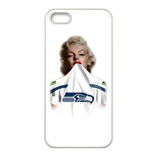 Mystic Zone Custom NFL Seattle Seahawks Cases for Iphone 5 5S (TPU) Cell Phones & Accessories