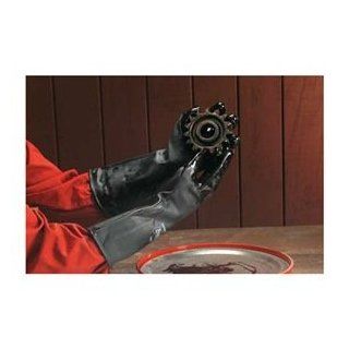Chemical Resistant Gloves, 10, Black, PR   Chemical Resistant Safety Gloves  