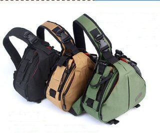 Fashion Waterproof Shockproof Camera Bag Case for Nikon D800 D700 D7000 Army Green  Camera & Photo