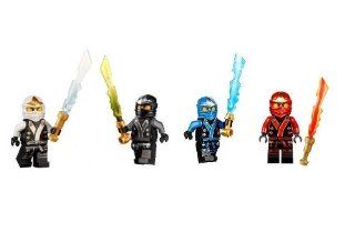 LEGO Ninjago Final Battle Kimono Ninja's set of 4   Cole, Jay, Kai, Zane minifigures (Each with Elemental Sword) Toys & Games