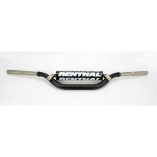 Renthal Twinwall CR High Bend 918 Black Handlebar for MX Dirtbikes (918 01 BK 02 18) Automotive