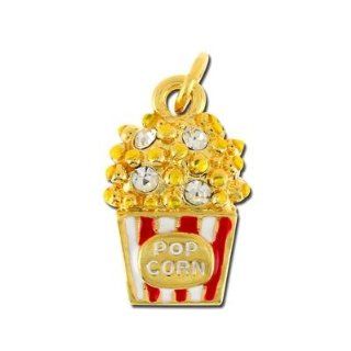 16mm Popcorn Bucket Enamel Charm