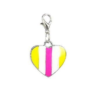 Heart steel Charm by Charming Charms Jewelry
